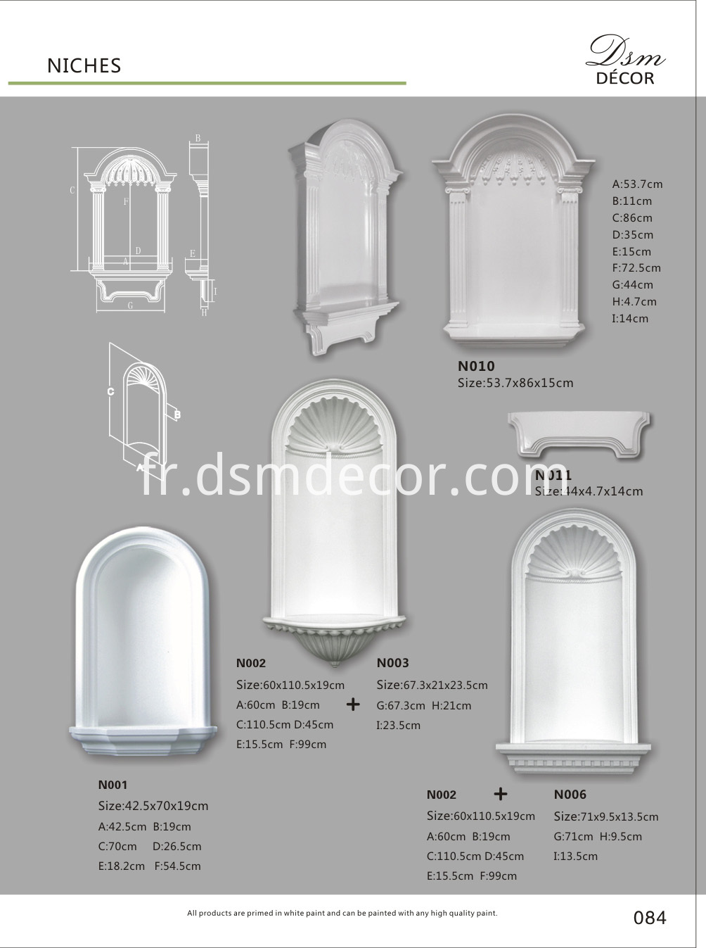 Niche murale Wall Niche